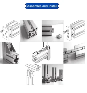 Customer Designed Aluminum Extruded Profile with Cutting Service for Industrial Use Customized Color Factory Direct