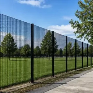 Customizable 358 Anti Climb Security Mesh Fence Weather Resistant Welded Panel Fence for Railway Industrial Perimeter Wall