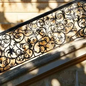 Customizable Design Iron Steel Railing Sturdy & Durable with Multiple Styles Optional for High end Home Villa Commercial Use
