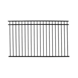 Customizable Length Aluminum Alloy Modern Outdoor Fence Post 6ft Powder Coated Eco-Friendly Pool Yard Fencing 3D