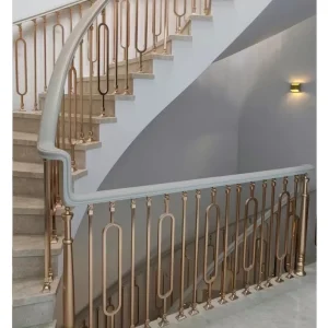 Customizable Metal Staircase and Villa Handrail Systems Aluminum Balcony Railings Stair Railings and Guardrails