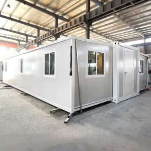 Customizable Prefab Expandable Container House 40ft 5 Rooms Modular Folding Container Homes OEM ODM Manufacturer