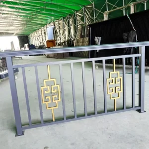 Customizable Size Modern Black Aluminum Fence Panels for Outdoor Home Garden DIY Installation with 3D Modelling Service
