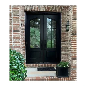 Customizable Steel Entry Doors Wrought Iron Doors for House Metal Doors