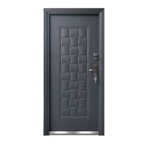Customizable Steel Security Door Modern Exterior Residential Main Entrance Security Steel Door