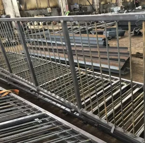 Customize Any Color High-Strength Safety Steel Railings Balustrades Anti-Rust