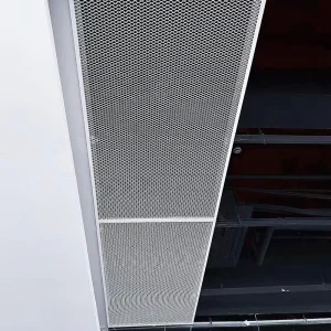 Customized 0.6×1.2m Powder Coated Aluminum Expanded Metal Mesh Ceiling Tiles for Commercial Interior Design
