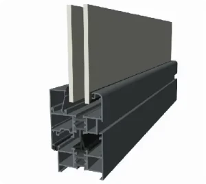 Customized 55 Aluminum Profiles for Window Profiles Extrusion Thermal Break