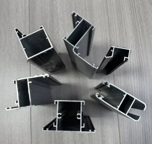 Customized 6000 Series Alloy 6063-T5 Aluminium Extrusion Profiles with Cutting Service for Windows and Doors