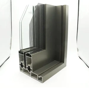 Customized 6000 Series Aluminum Sliding Window Profiles Extrusion Anodized with Bending Cutting Services Perfiles De Aluminio