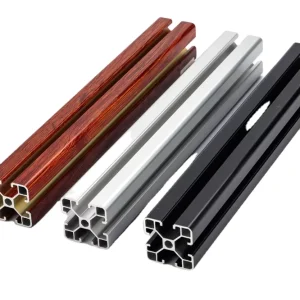 Customized 6063 Aluminum Alloy Extrusion Profile Powder Coated Surface Cutting Welding Services Custom Length Framing Material