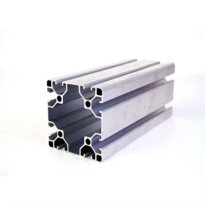 Customized 6063 Aluminum Extrusion Profiles Sliver Anodized Industrial Aluminum Profiles
