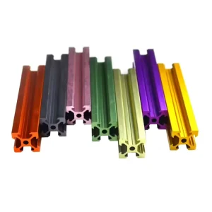 Customized Aluminum Extrusion Profile 1530 Series T Slot V Slot Silver black Extrusion Aluminum Profiles
