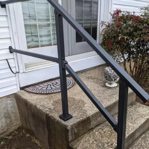 Customized Color Stainless Steel Outdoor Stair Handrail Powder Coated Safety Fence for Porch Deck Patio Balcony Adjustable
