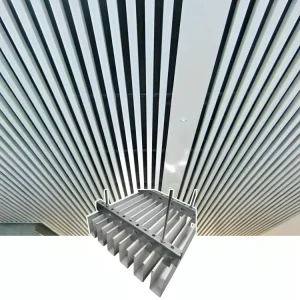 Customized Commercial System Aluminium Coated Modern Fireproof Outdoor Building Shaped Profile Aluminum Ceiling Panel