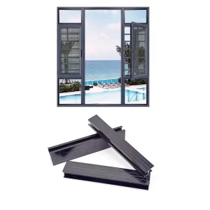 Customized Extrusion Aluminum Profiles Sliding Windows Anodized Aluminum Alloy Profile Aluminum Window Profiles