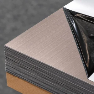 Customized Factory Price VCM Steel Sheet Metal Hairline Galvanized Steel Sheets Cut
