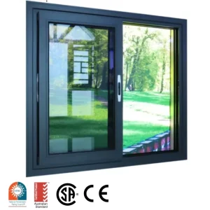 Customized Glass Windows NFRC AS2047 Certification Aluminum Window Thermal Break Aluminum Sliding Window Modern Design for Home