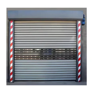 Customized High speed Turbine Spiral Roller Shutter Door with Insulated Electric Aluminum Alloy Panel