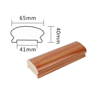 Customized Indoor Easy Bending Flexible Plastic Stair Handrail PVC Hand Railing