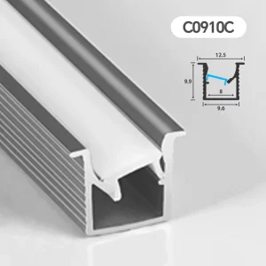 Customized LED Aluminum Profile Channel Extrusion Anodized Strip LED Aluminum Channel LED Profile