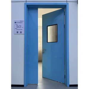 Customized Manual Steel Unequal Size Door for Operating Room Single Open Airtight Interior Design