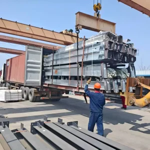 Customized Metal Construction Material With Drawing and Anticorrosion Coating for Steel Structure Frame