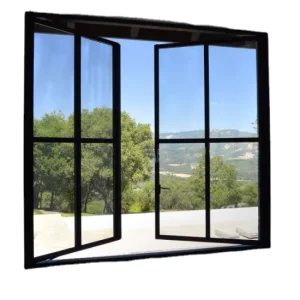 Customized Metal Steel Frame Glass Doors Modern Windows and Doors Design Interior Partitions