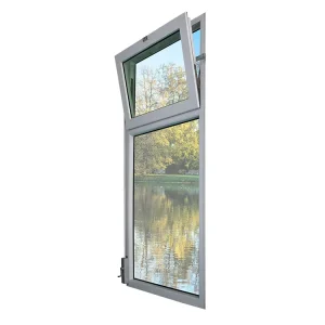 Customized Modern Design Awning Window Waterproof Metal Aluminium Open Top Hung Stainless Steel Horizontal Hanging