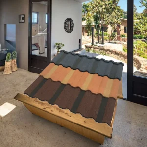 Customized Modern Lightweight Stone Coated Aluminum Bond Tile Roofing Sheets Heat Resistant Galvanized for Hotels