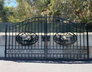 Customized Modern Wrought Iron Gates
