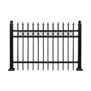 Customized Modern Zinc Steel Aluminum Alloy Guardrail Iron Fence for Villa Hotel Hospital Balcony Stair Municipal Road Use