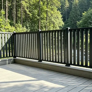 Customized Outdoor Aluminum Fence for Pool and Balcony Rust proof Safety Guardrail