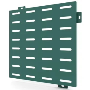 Customized Perforated Metal Solid Aluminum Cladding Panels with Custom Designs and Sizes