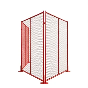 Customized Portable Galvanized Chain Link Temporary Fence Panel America Standard Protective Temporary Chain Link Fence