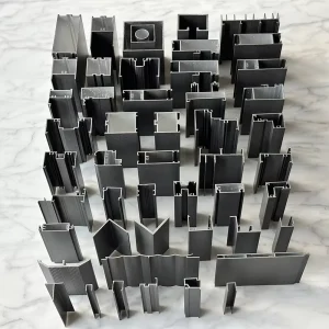 Customized Powder Coated Aluminum Profiles 6000 Series Aluminum Alloy Extrusion Profiles Mexico Door and Window Aluminum