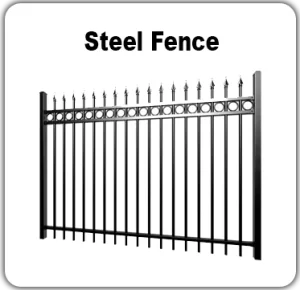 Customized Pre-Fabricated Tubular Q235 Steel Yard Fence Grill Pressed Spear Top Picket Hot Dip Galvanized Powder