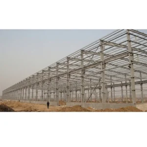 Customized Prefabricated Steel Structure Warehouse Building Large Span Fast Installation Prefab Metal Structural Workshop