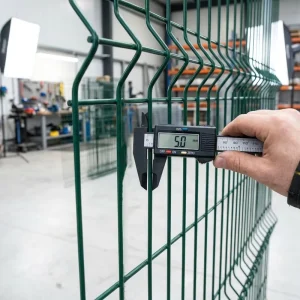 Customized RAL Color 3D Bending Anti-Climb Curved Wire Mesh Security Fence for Airports