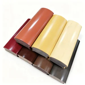 Customized Rust Resistant Hot Bending Indoor New Material PVC Staircase Spindles Handrails for Hall Stair Balcony Railing
