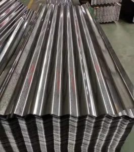 Customized Size DX51D Galvanized Corrugated Steel Sheet Corrosion Resistant GI Metal Roofing Sheet for House Construction
