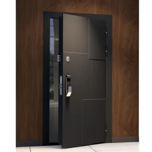 Customized Size Security Entrance Doors Exterior Residential Entry Doors Thermal Insulation Anti Theft Front Pivot Doors
