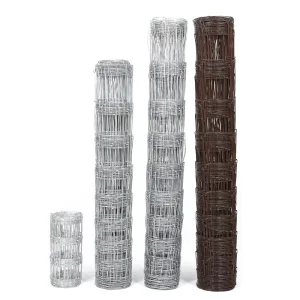 Customized Sustainable PVC-Coated Cattle Wire Mesh Panel, Waterproof Field Fence Wire, 8 ft