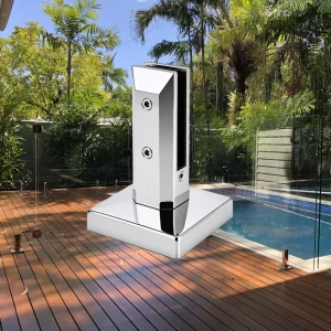 DDP Corrosion Resistant Height Adjustable SS316/2205 Stainless Steel Glass Spigot for Frameless Deck Glass Guard Systems