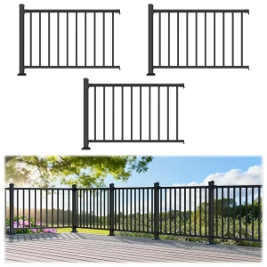 DIY Easy Installation Aluminum Stainless Railing System For Outdoor Balcony Deck Custom Any Material