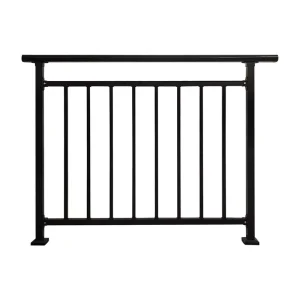 DIY Easy Installation Custom Material Railing System Stainless Steel Aluminum Anti-Corrosion Outdoor Balcony Stair