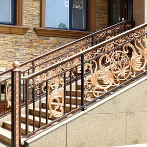DIY Outdoor Aluminum Balustrade Indoor Metal Screw Handrail for Balcony Stair Deck Railing