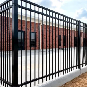 DIY Quick Installation Aluminum Deck Railing System Modern Metal Courtyard Fence Powder Coated Rust-Proof Railings