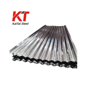 DX51D SGCC Z80 Zero Spangle Cold Rolled Zinc Coated Metal Sheet 0.4mm Wave Shape GI Galvanized Corrugated Steel Sheet