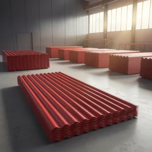 DX51D Z10 0.4mm Colorful PPGI Galvanized Corrugated Sheet Corrugated Metal Sheet